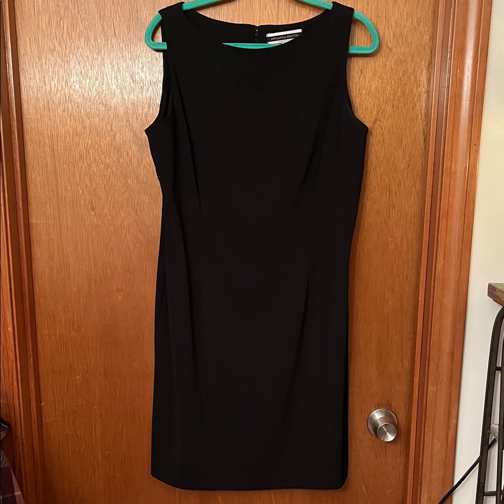 Amanda Smith Classic Black Midi Dress